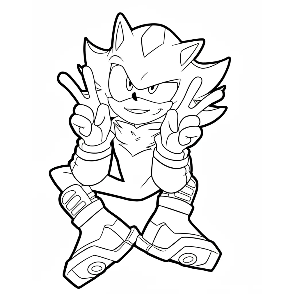 Shadow 21 para colorear para imprimir para niño de 3 años