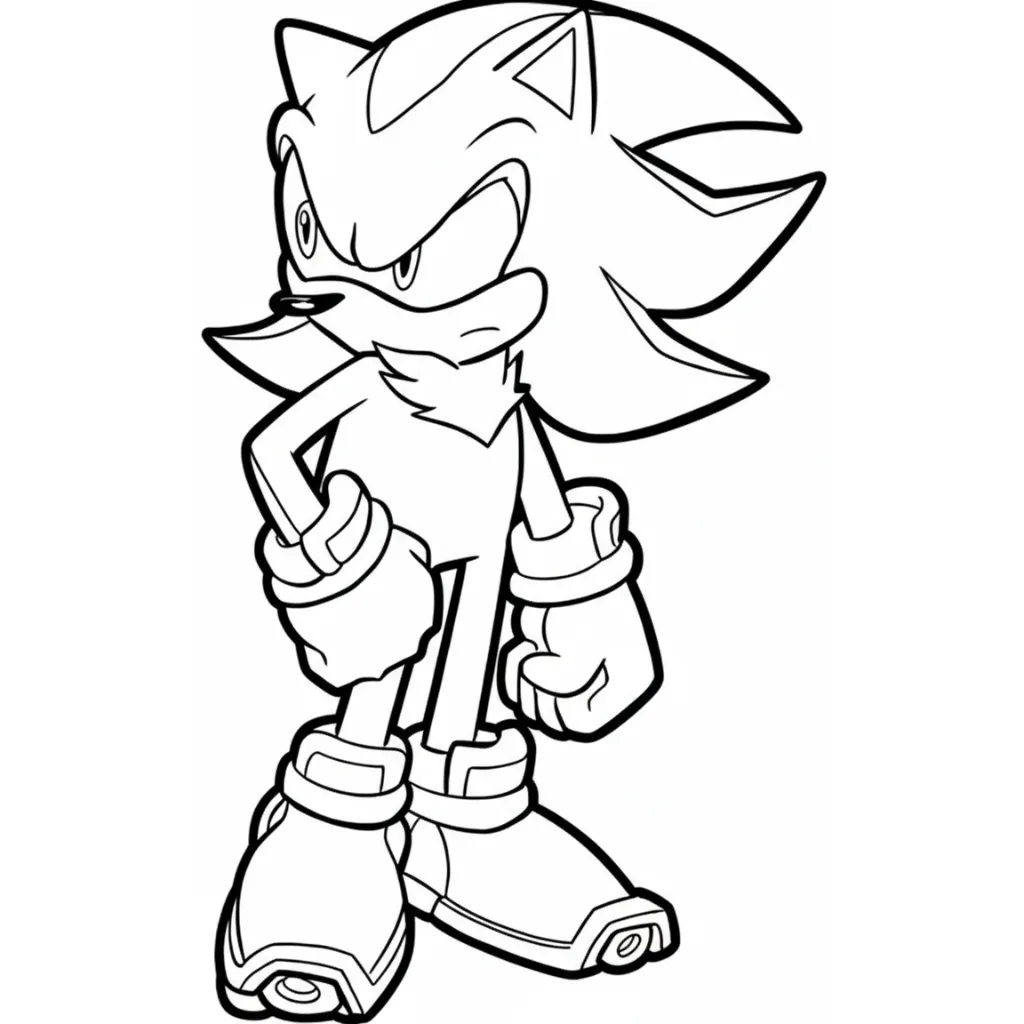 Shadow 22 para colorear para niño de 7 años