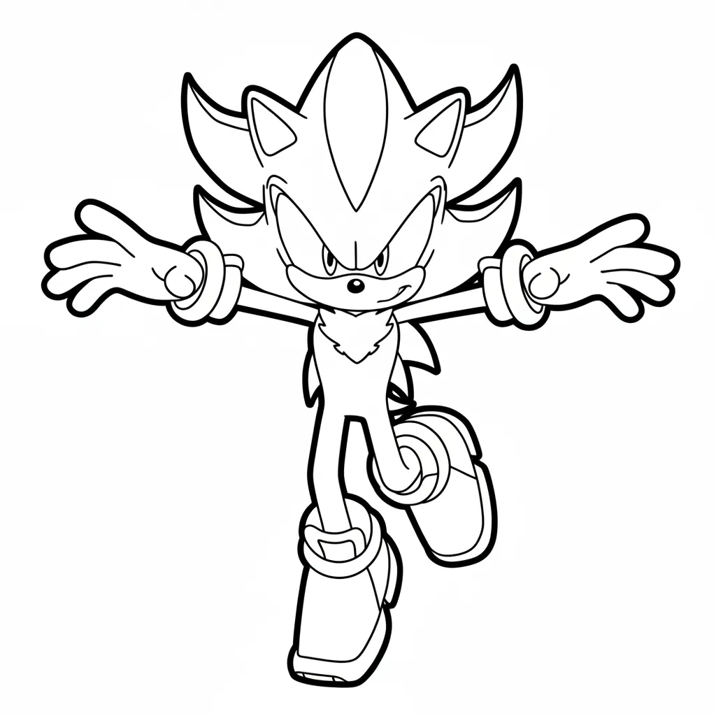 Shadow 5 para colorear y recortar para imprimir gratis