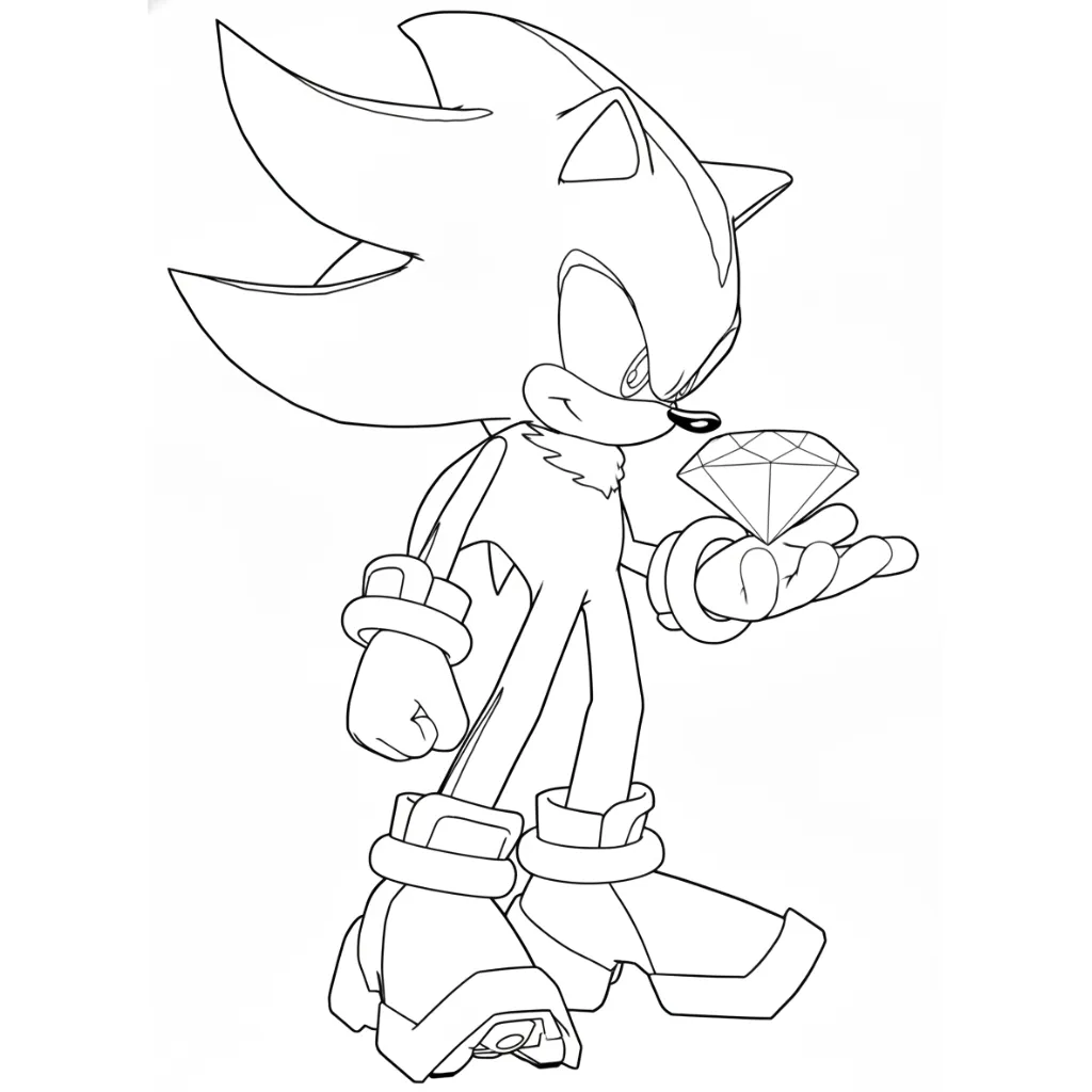 Shadow 7 para colorear y recortar