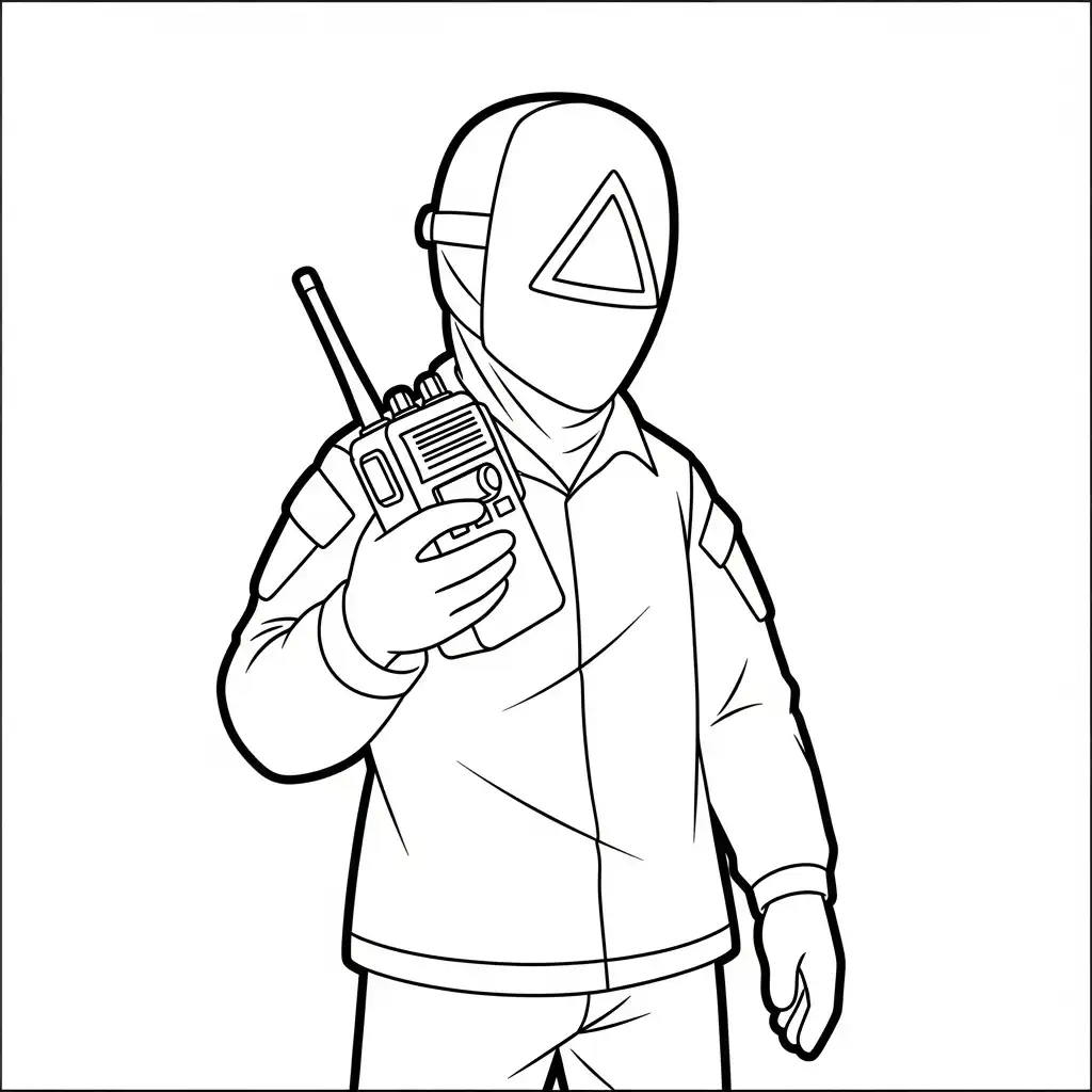 Squid Game para colorear gratis