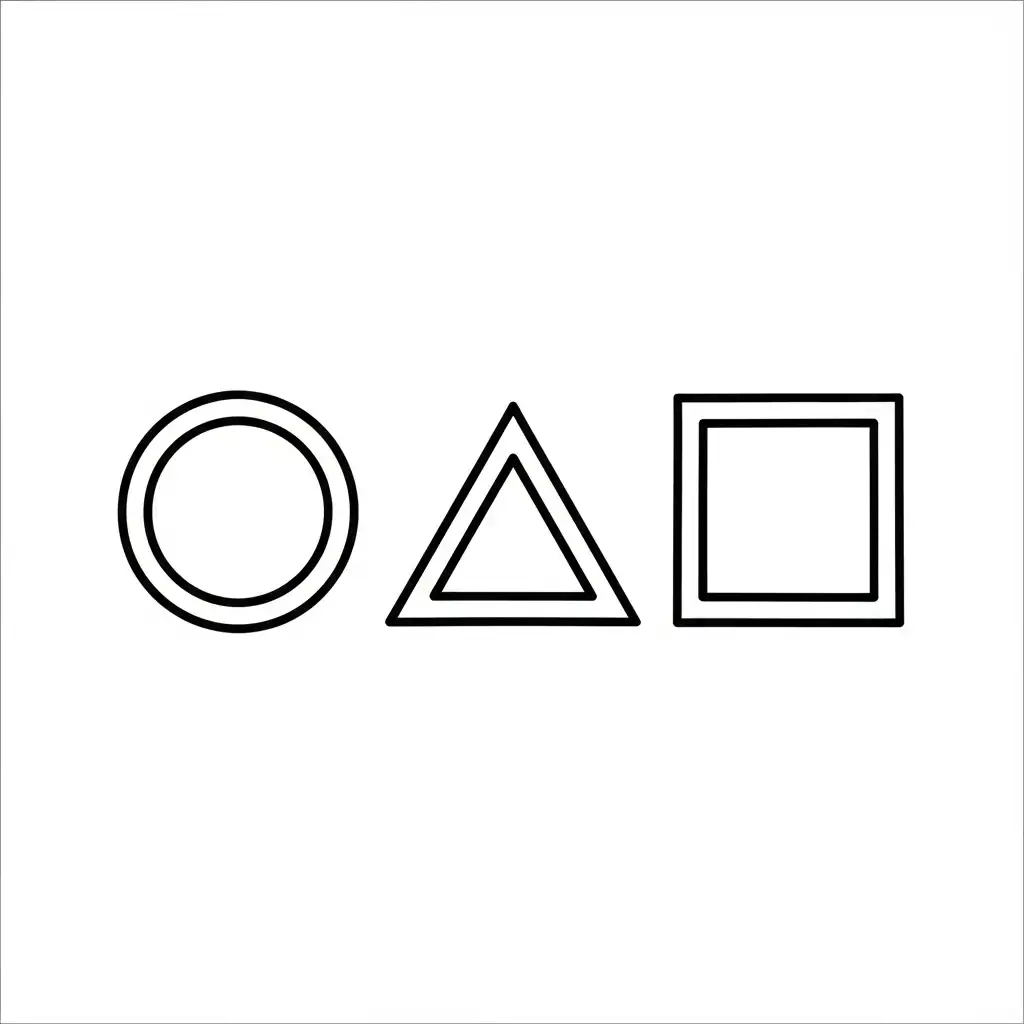 Squid Game para colorear y dibujos 1