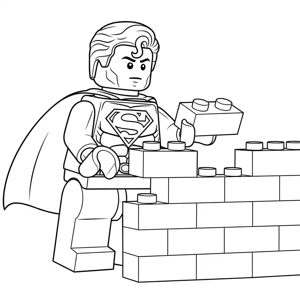 Superman para colorear para imprimir para niño de 12 años 1