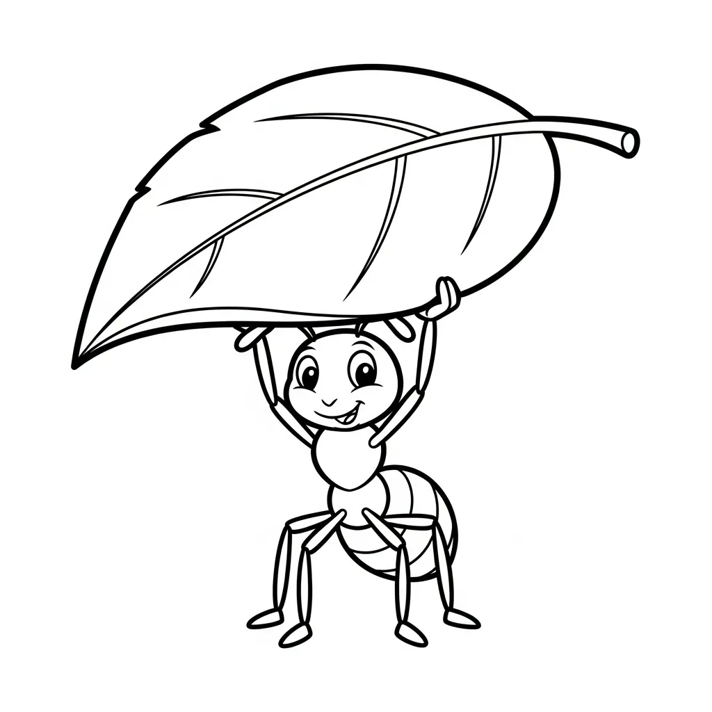 Hormiga 21 para colorear para imprimir gratis