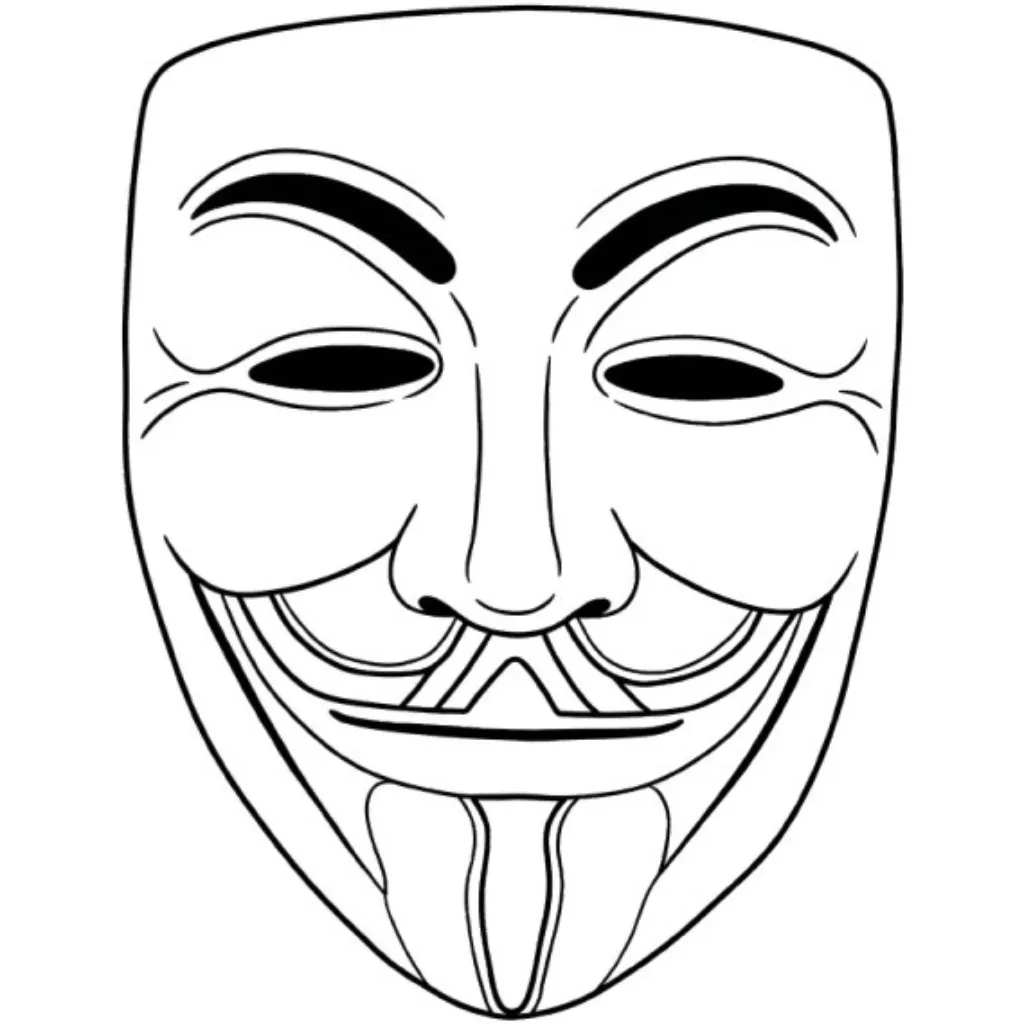 Antifaz 22 para colorear para primaria