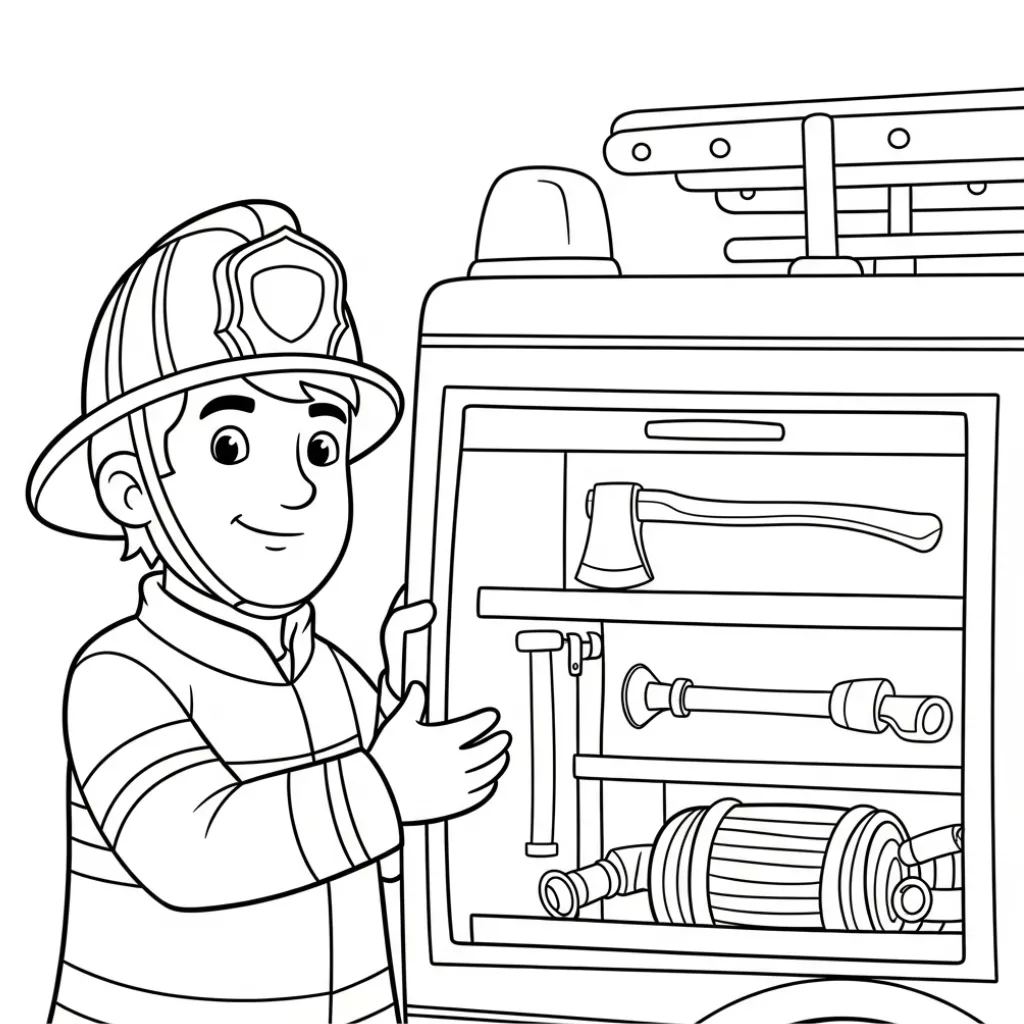 Bombero 11 kostenlose Malvorlagen zum Ausdrucken für Jungen