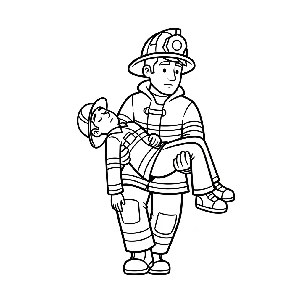 Bombero 20 lehrreiche Malvorlagen für Jungen