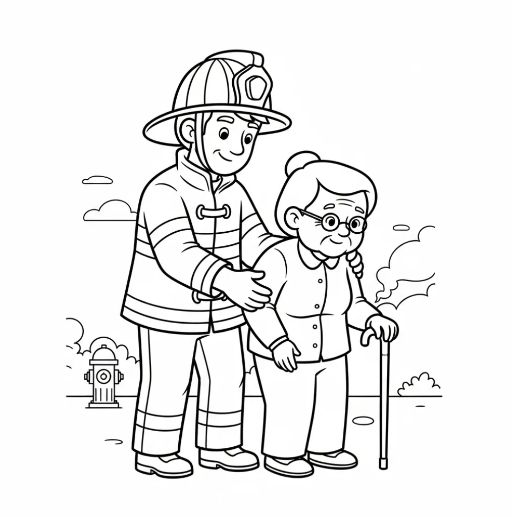 Bombero 7 kostenlose Malvorlagen für Kinder