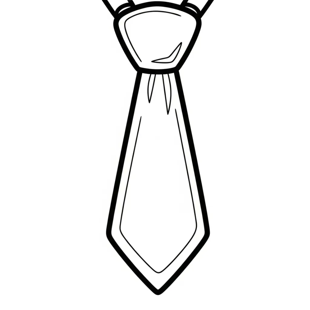 descargar Corbata 16 para colorear gratis