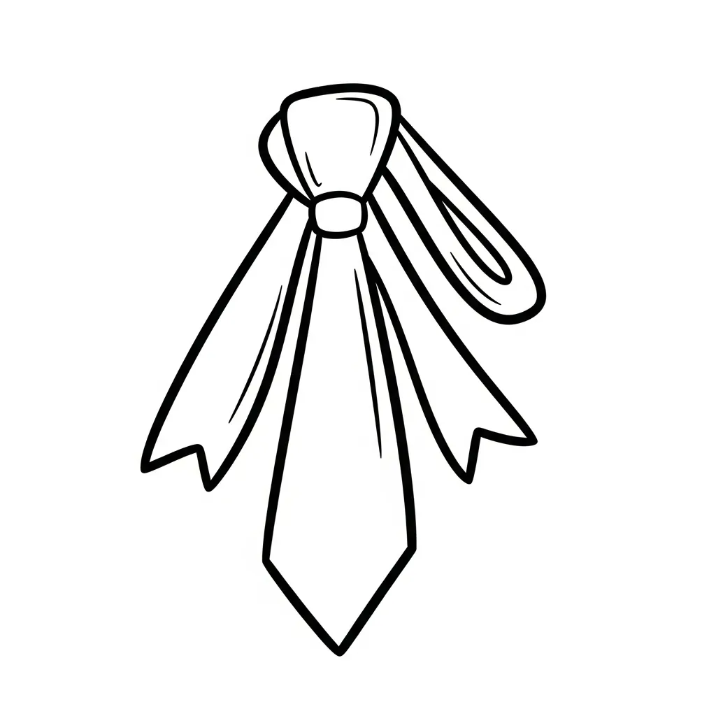 imprimir Corbata 8 para colorear gratis