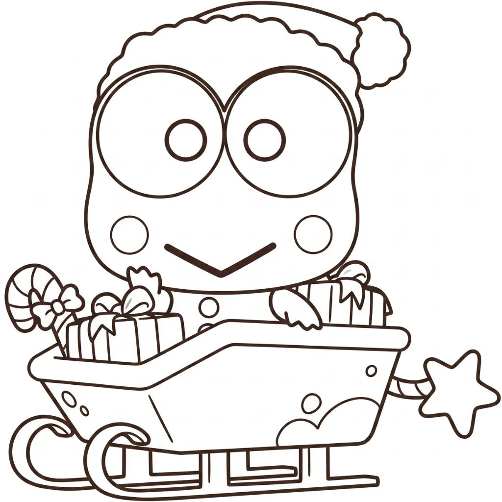 Keroppi 10 para colorear para imprimir gratis