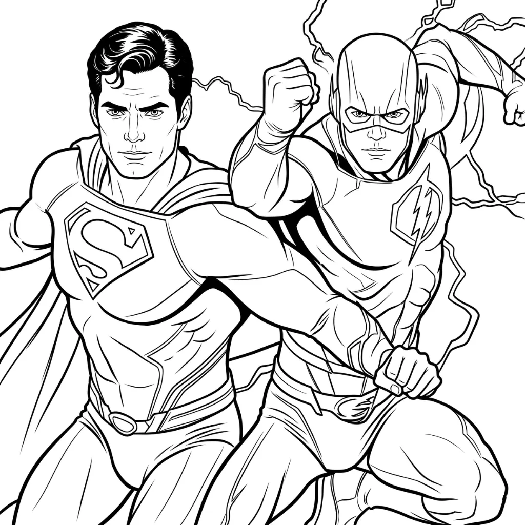 imprimir The Flash 19 para colorear gratis