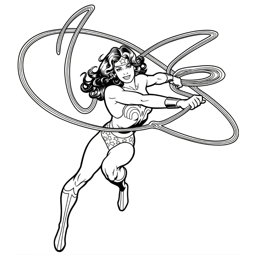 Wonder Woman 16 zum Ausmalen und Lernen