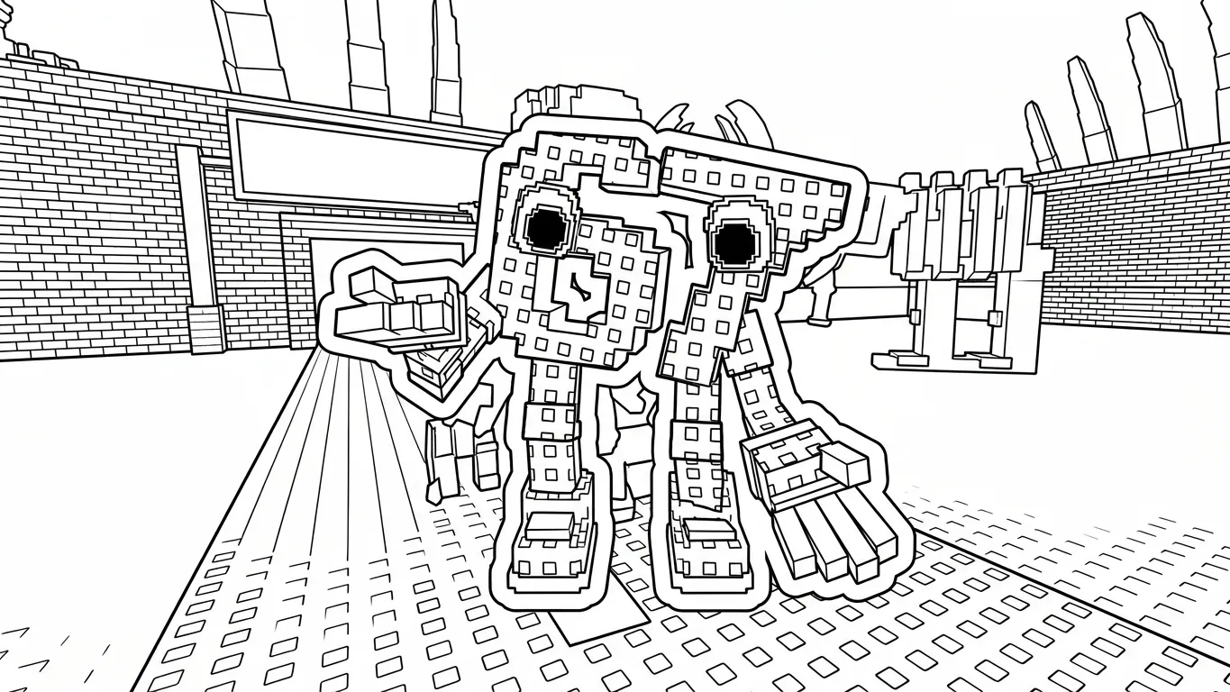67 Brainrot Coloring pages for 3-year-old children
