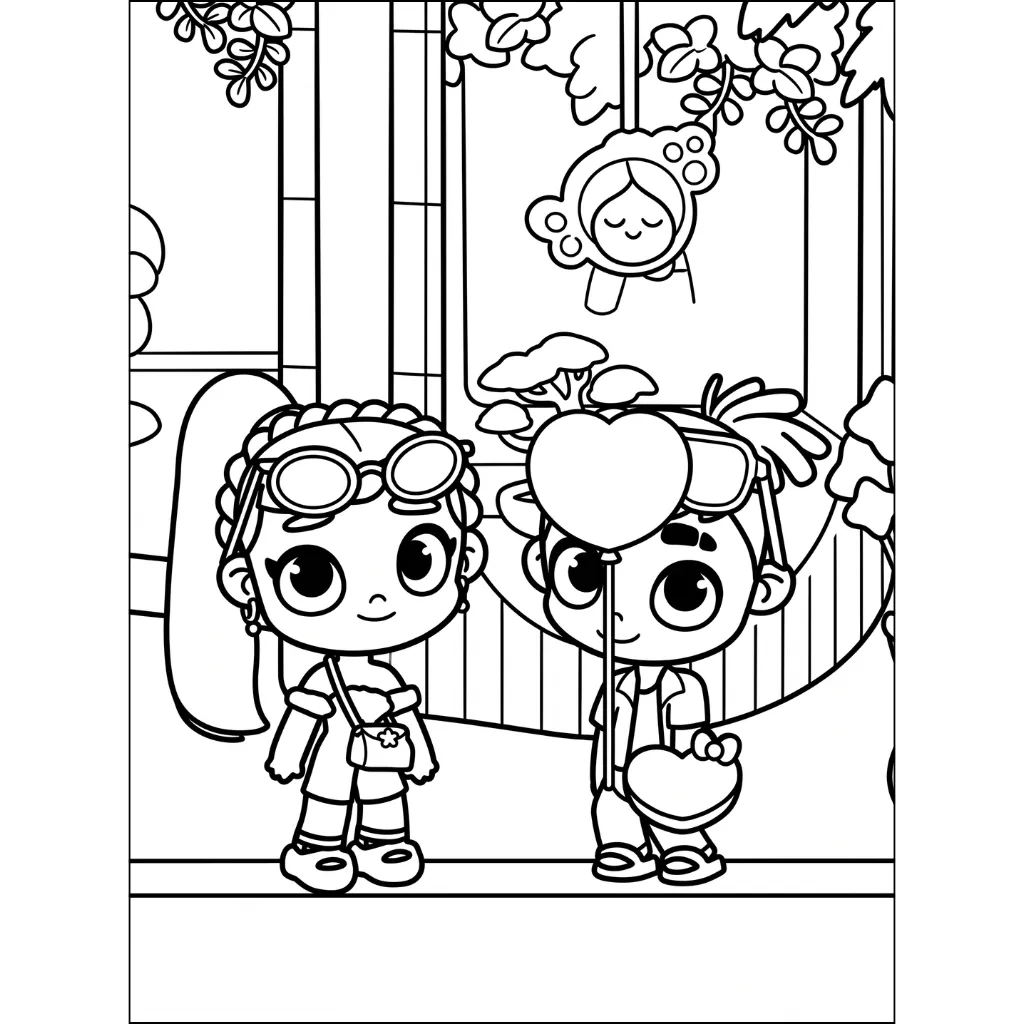 Avatar World 16 para colorear para imprimir gratis