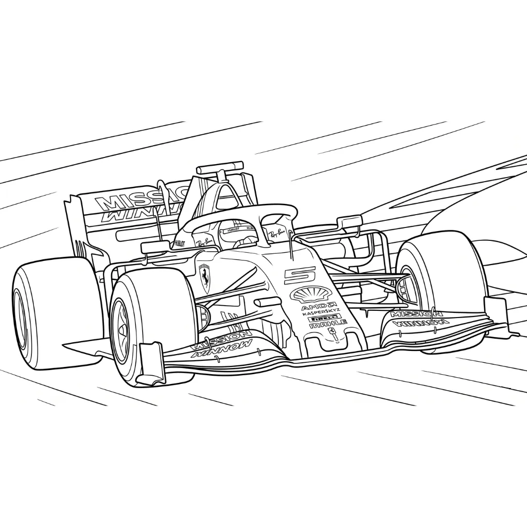 Carros 14 para dibujar en línea