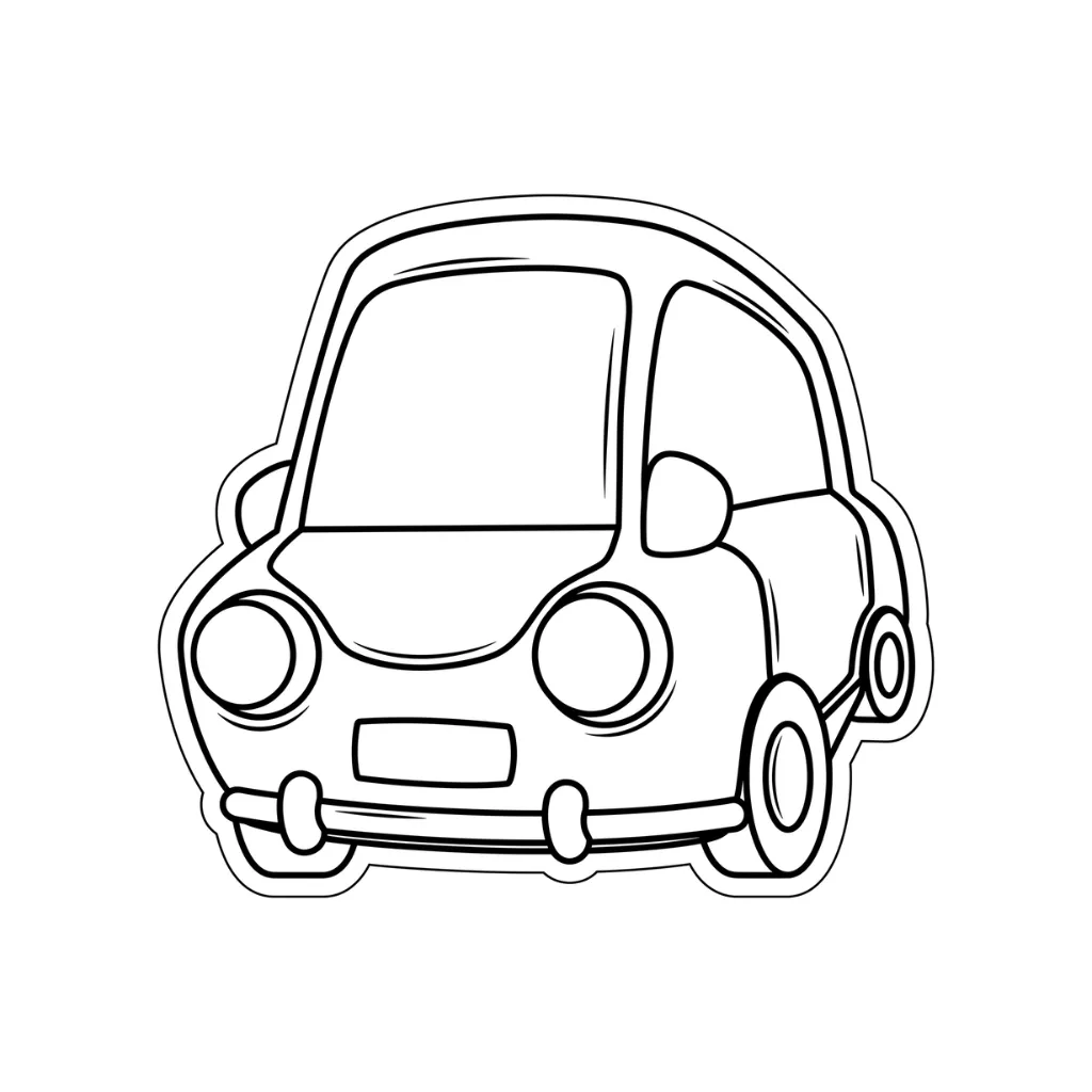 Carros 16 para colorear para niño de para imprimir