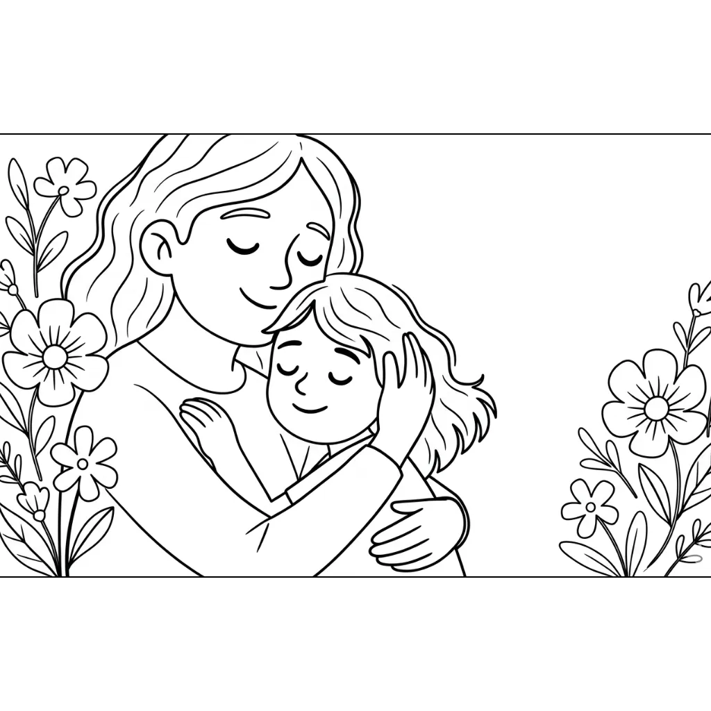 Mother's Day 14 coloring pages to print