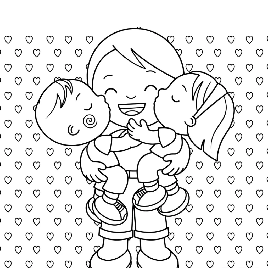 Mother's Day 15 coloring pages for a 8-year-old boy
