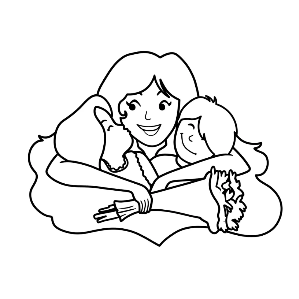 Mother's Day 5 coloring pages to print for a 10-year-old boy