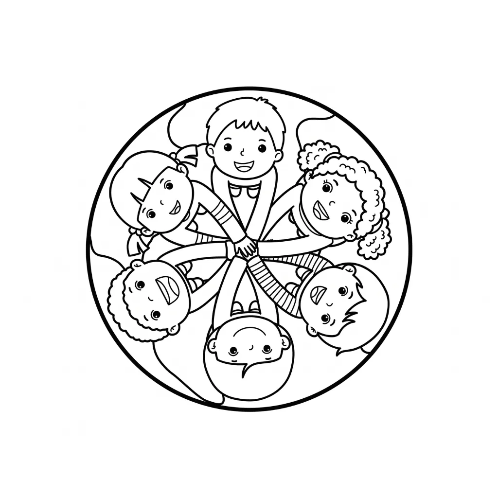 Día Del Niño 10 para colorear para imprimir