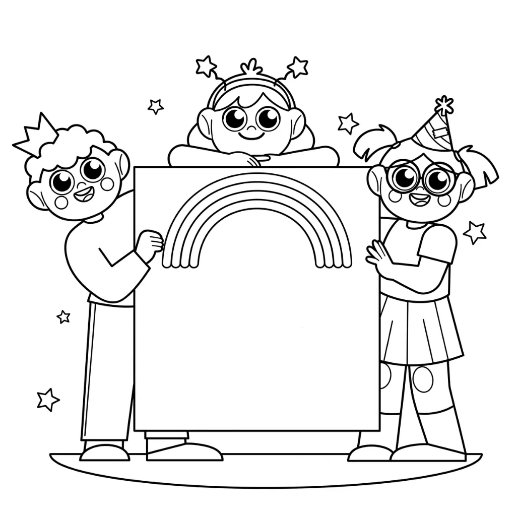 Día Del Niño 14 para colorear para niños para descargar