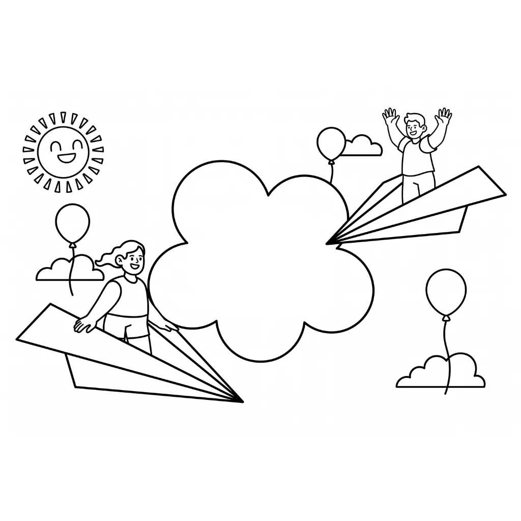Día Del Niño 7 para colorear gratis para niños