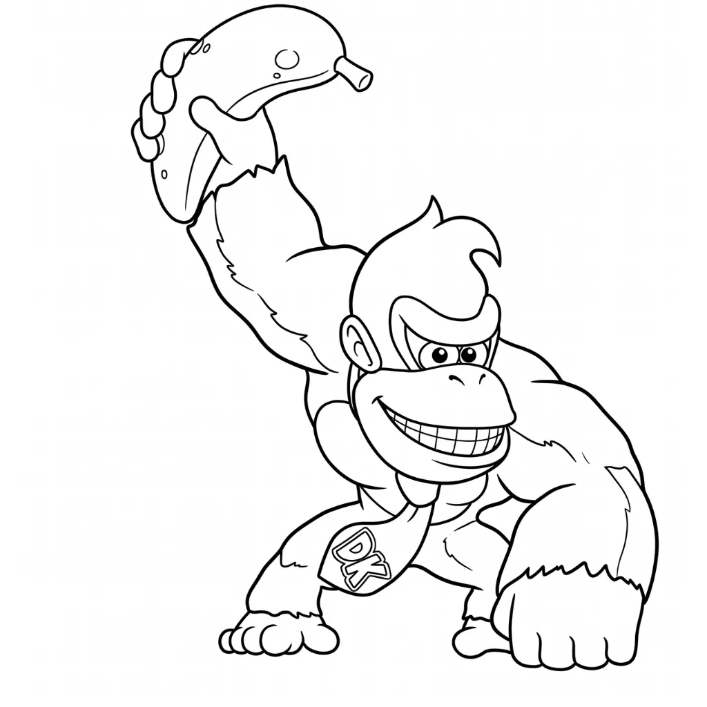 Donkey Kong 7 para dibujar en línea
