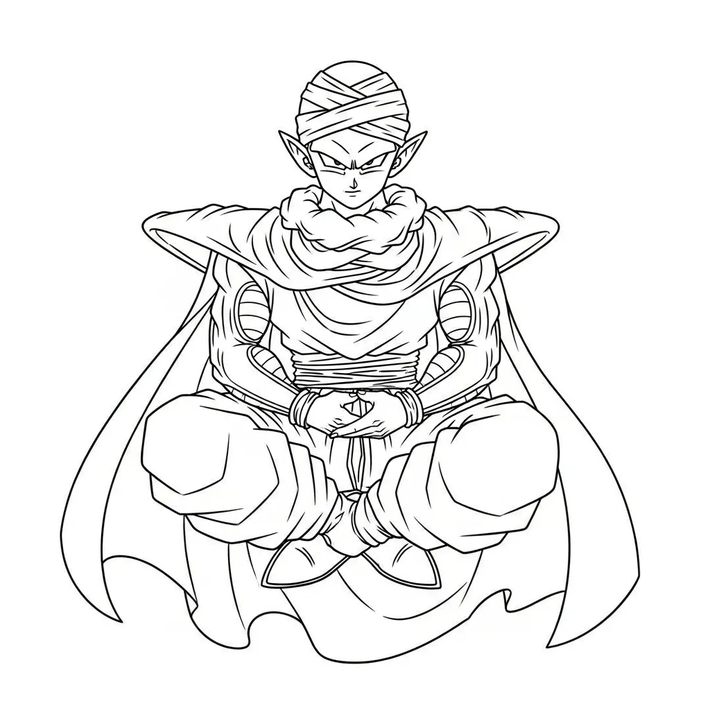 Dragon Ball Z Para Colorear para colorear para niño de 3 años