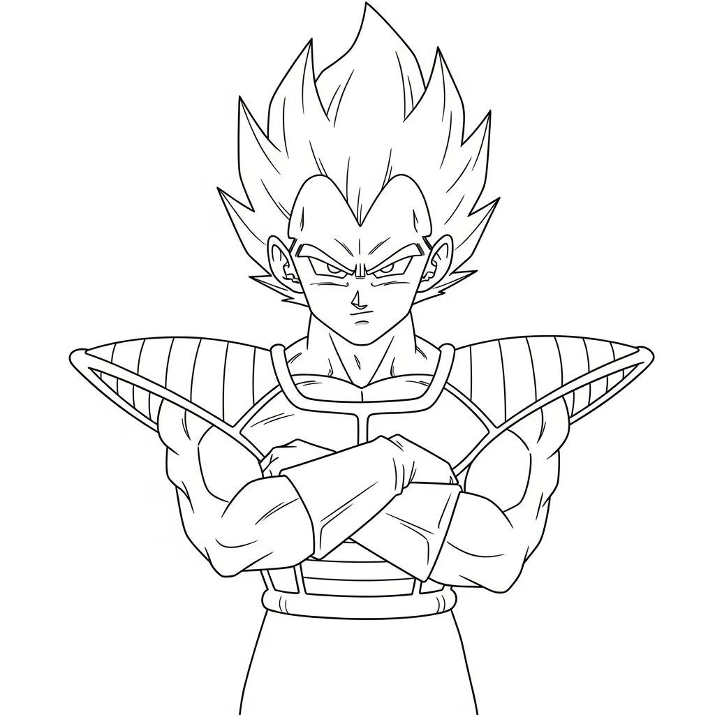 imprimir Dragon Ball Z Para Colorear para colorear para niño 1