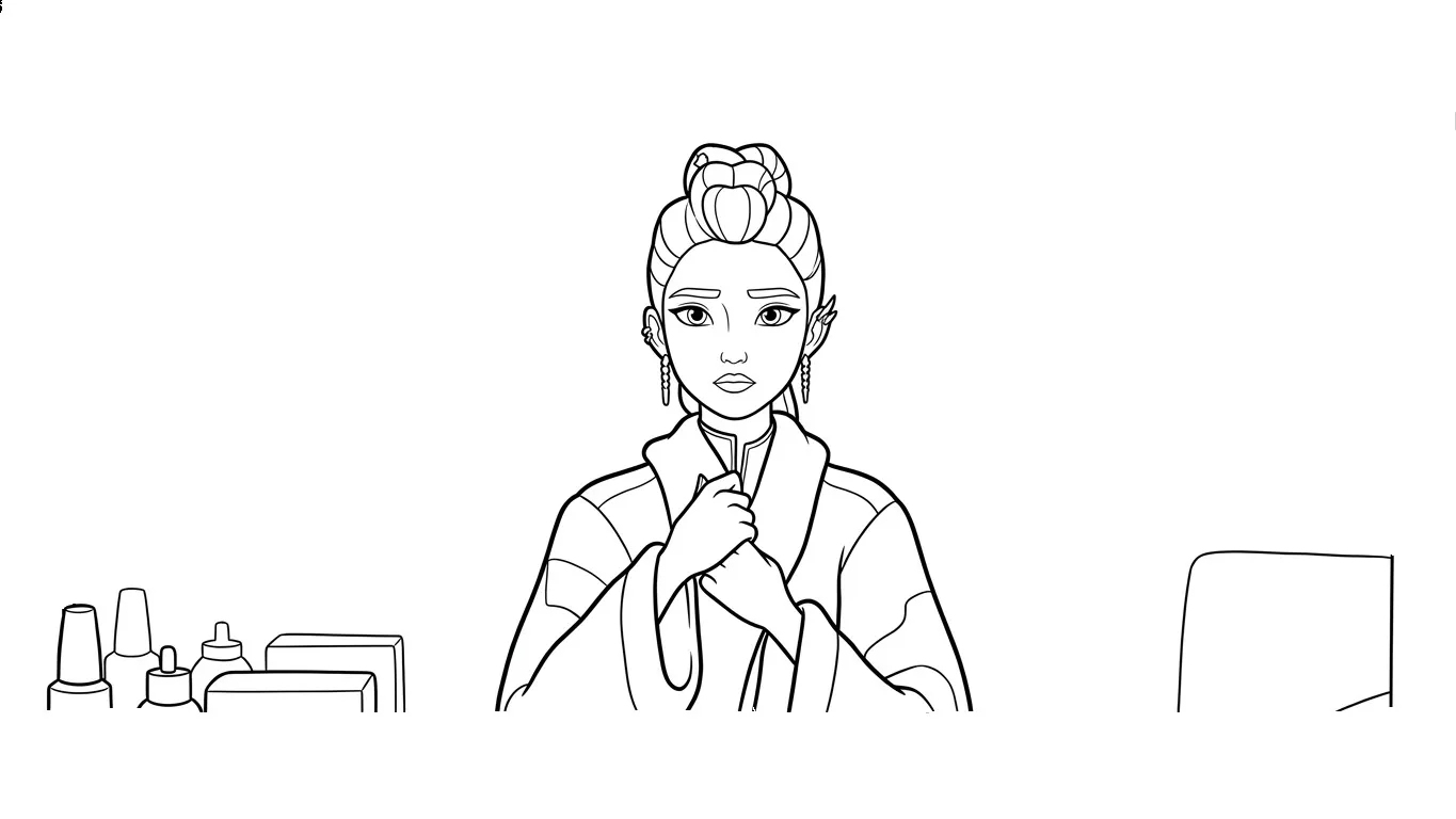 KPop Demon Hunters Para Colorear para colorear para imprimir para niño de 10 años