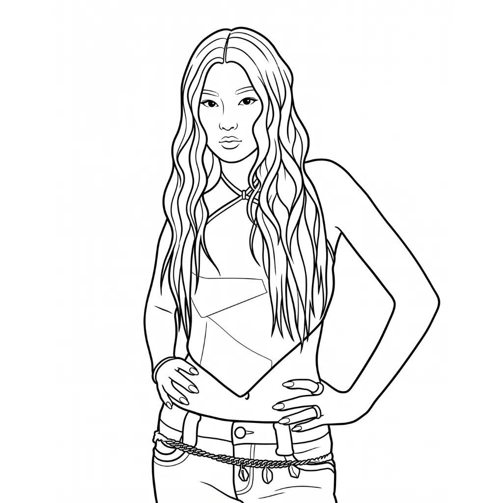 Katseye 20 para colorear para imprimir pdf