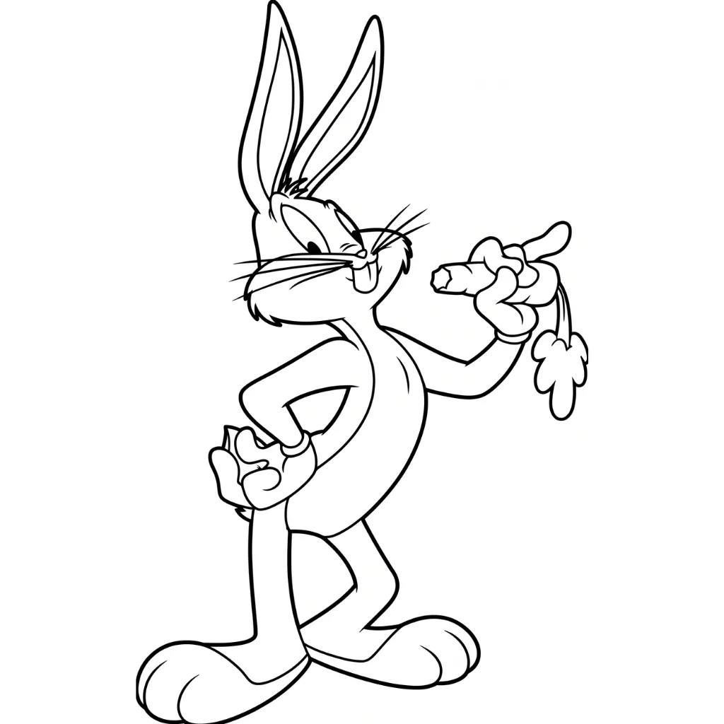 Looney Tunes 22 para colorear para imprimir para niño de 7 años