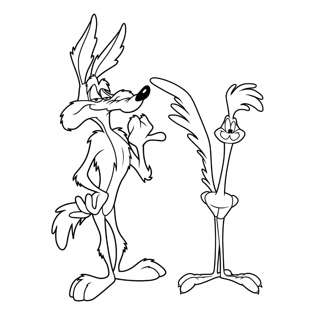 Looney Tunes 23 para colorear gratis en línea