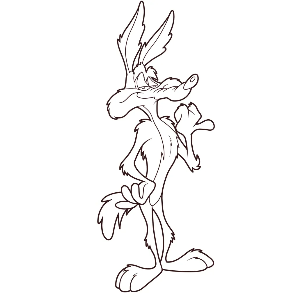 Looney Tunes 25 para colorear para niños para imprimir