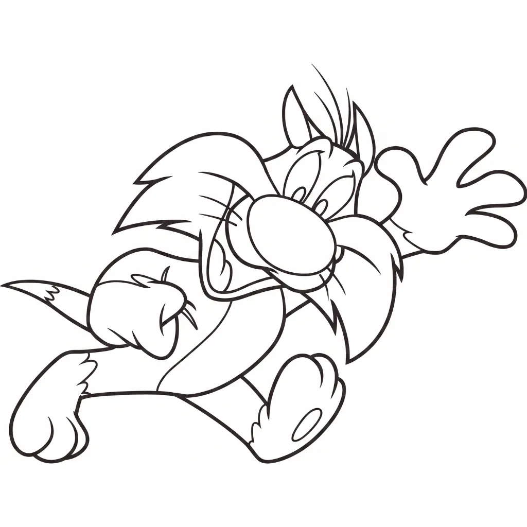 imagen para colorear Looney Tunes 27 niño