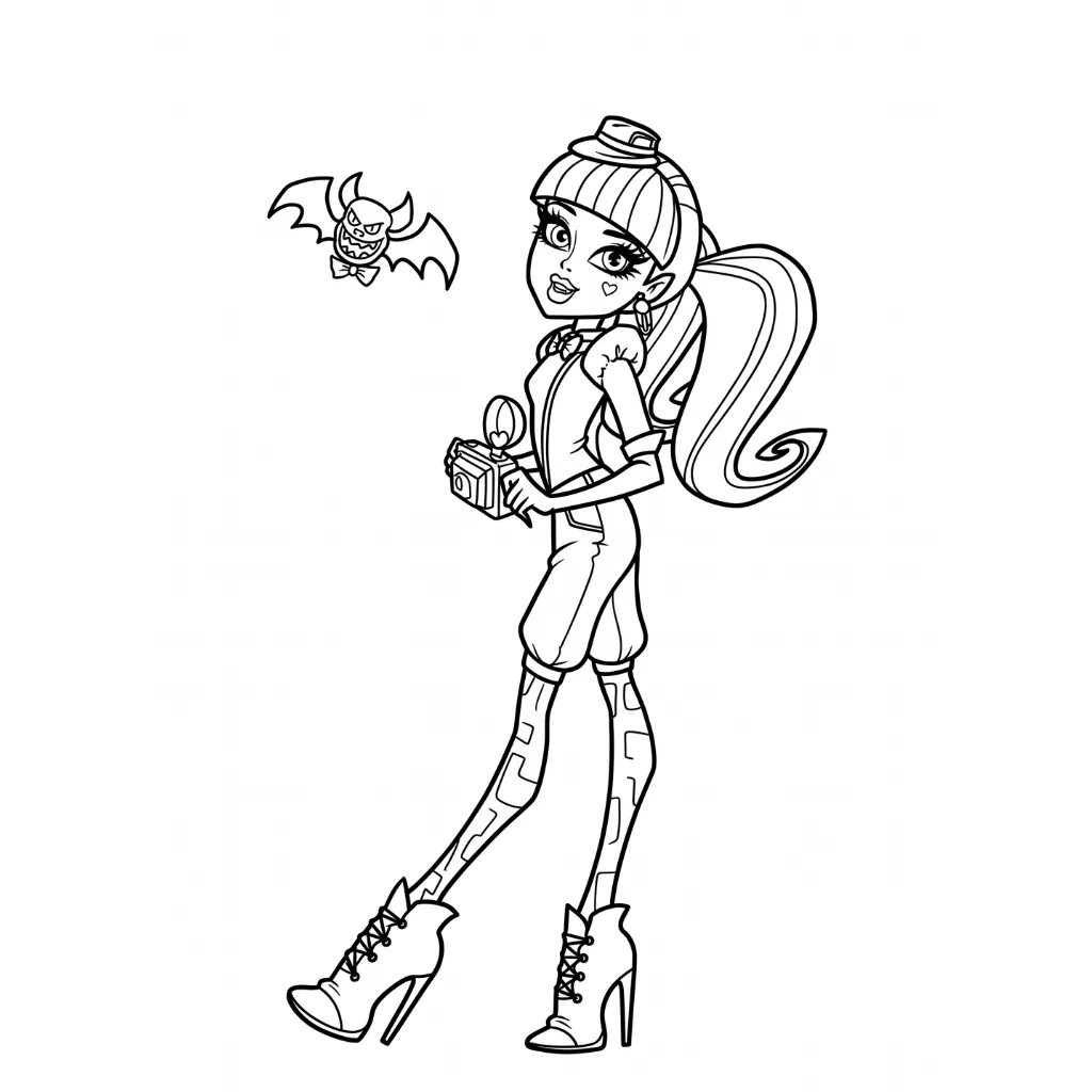 Monster High 16 free printable coloring pages