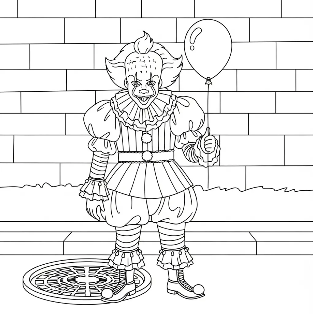 Pennywise 22 para colorear y dibujos