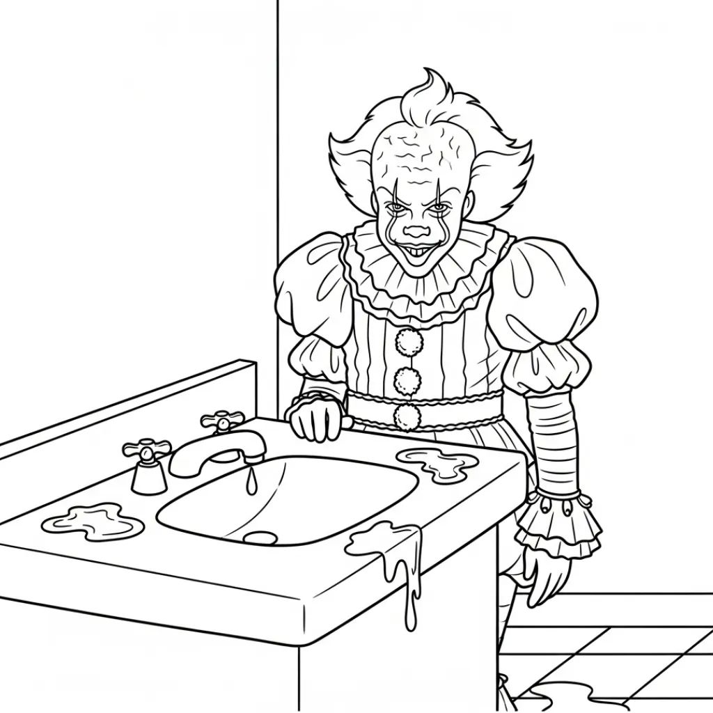Pennywise 6 para colorear para imprimir