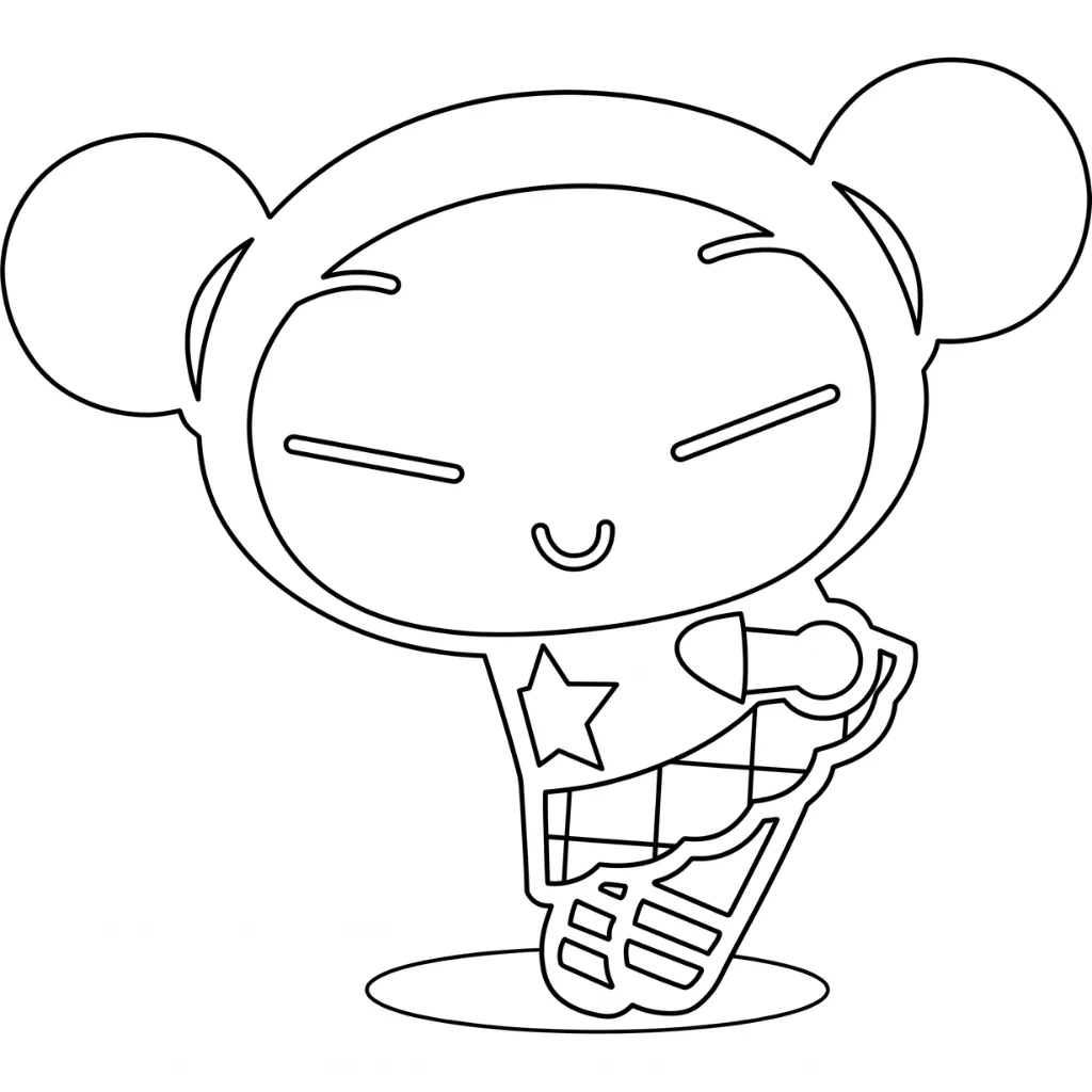 Pucca 11 para colorear y dibujos