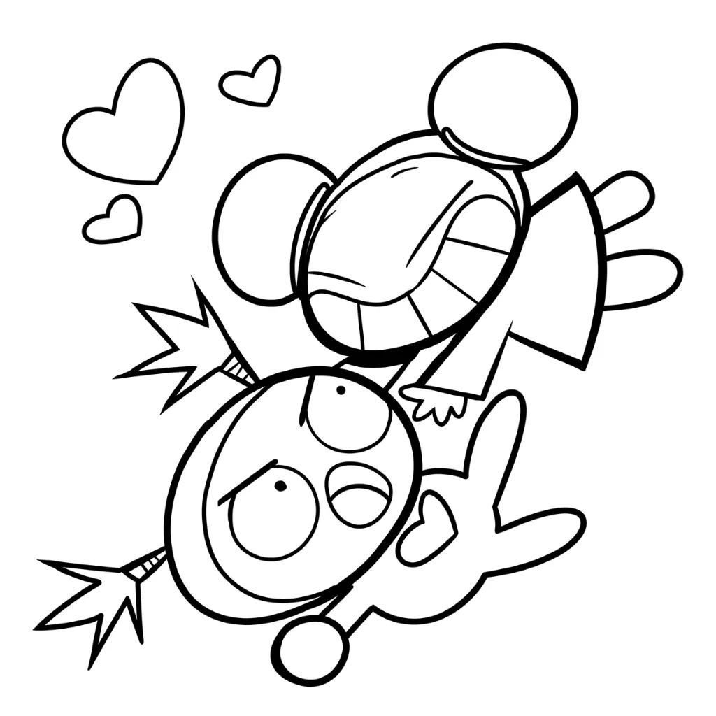 imprimir Pucca 15 para colorear