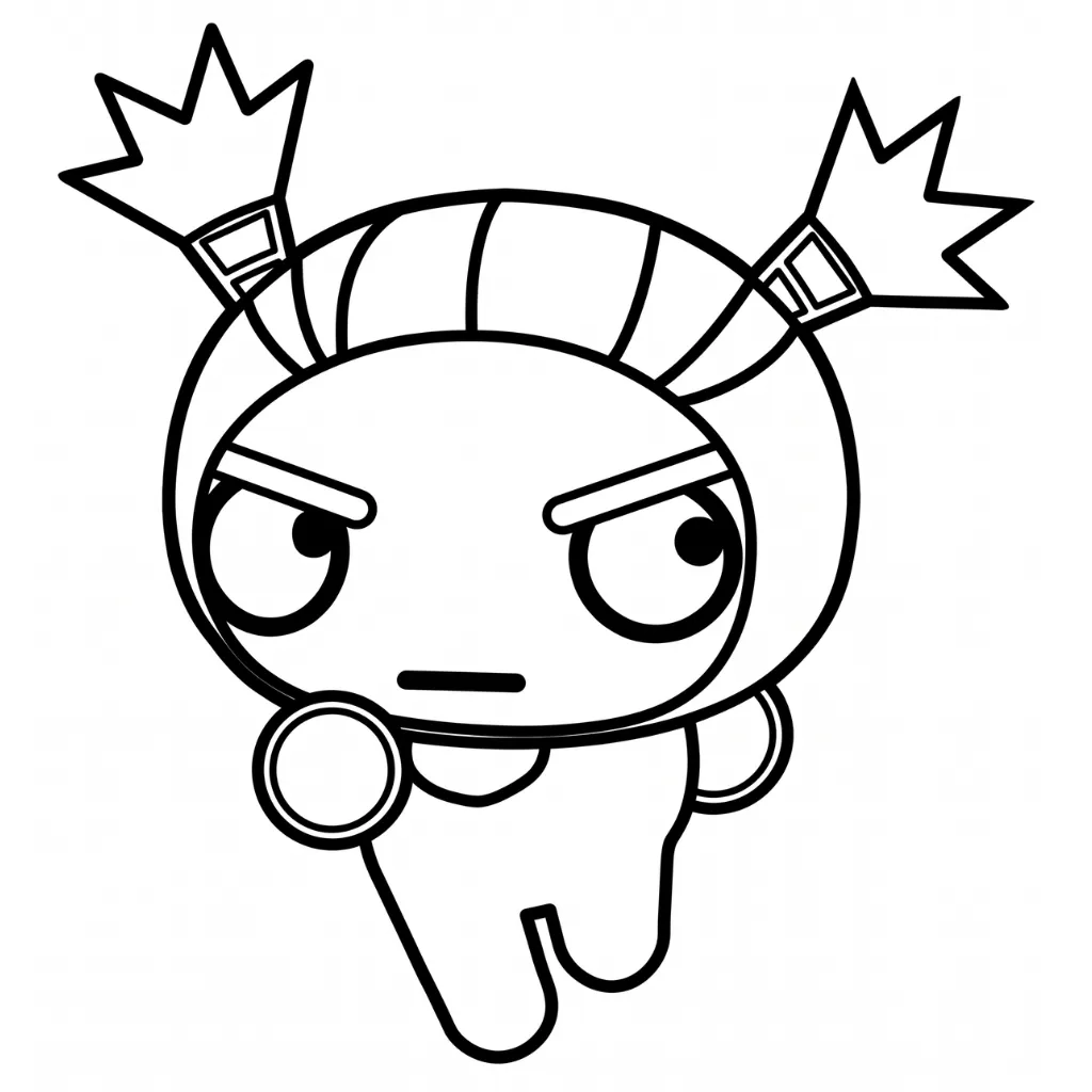 Pucca 20 para colorear y aprendizaje