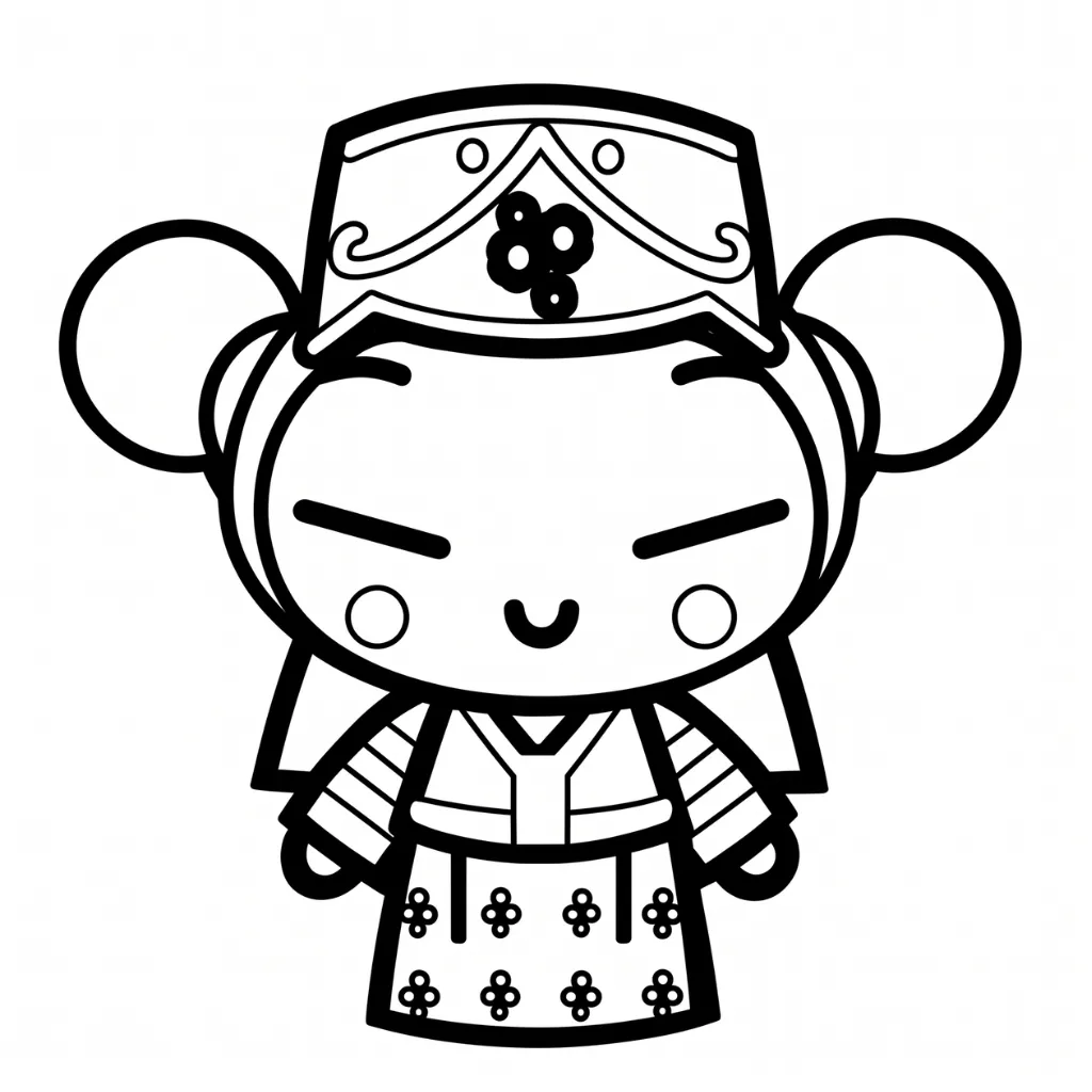 Pucca 21 para colorear para imprimir pdf gratis