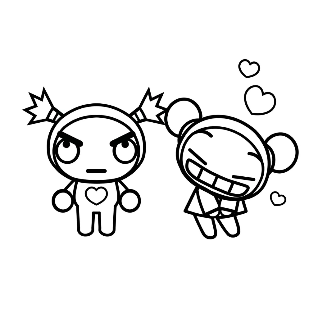 Pucca 23 para colorear para imprimir gratis pdf