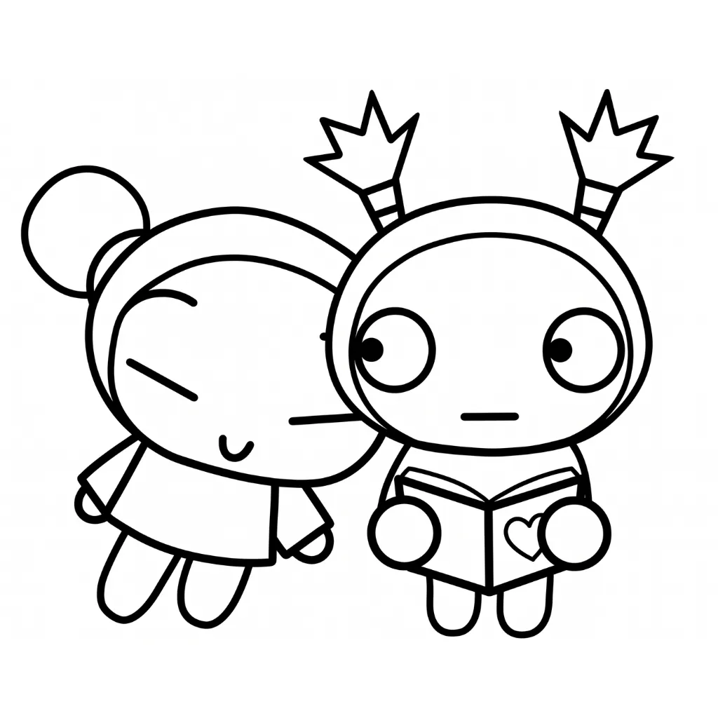 Pucca 26 para colorear de para niños