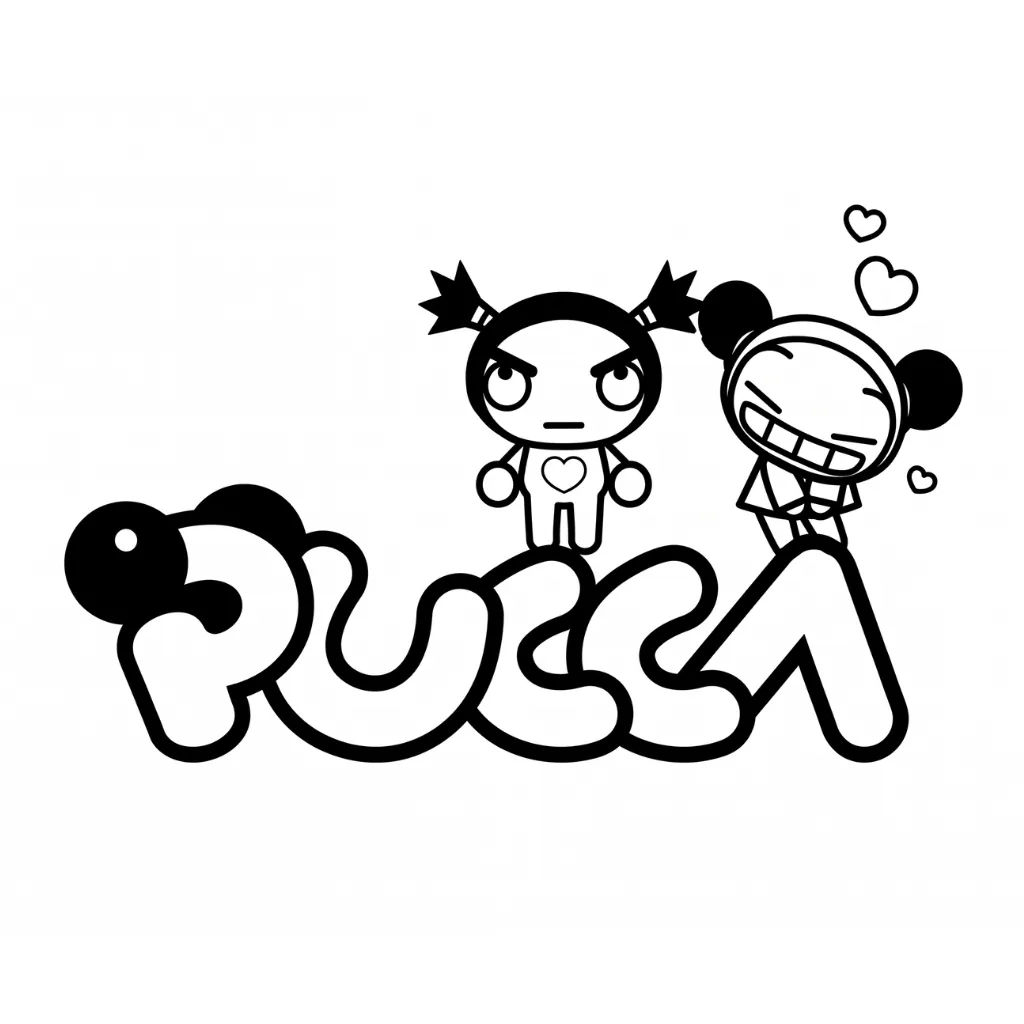 Pucca 5 para colorear en línea