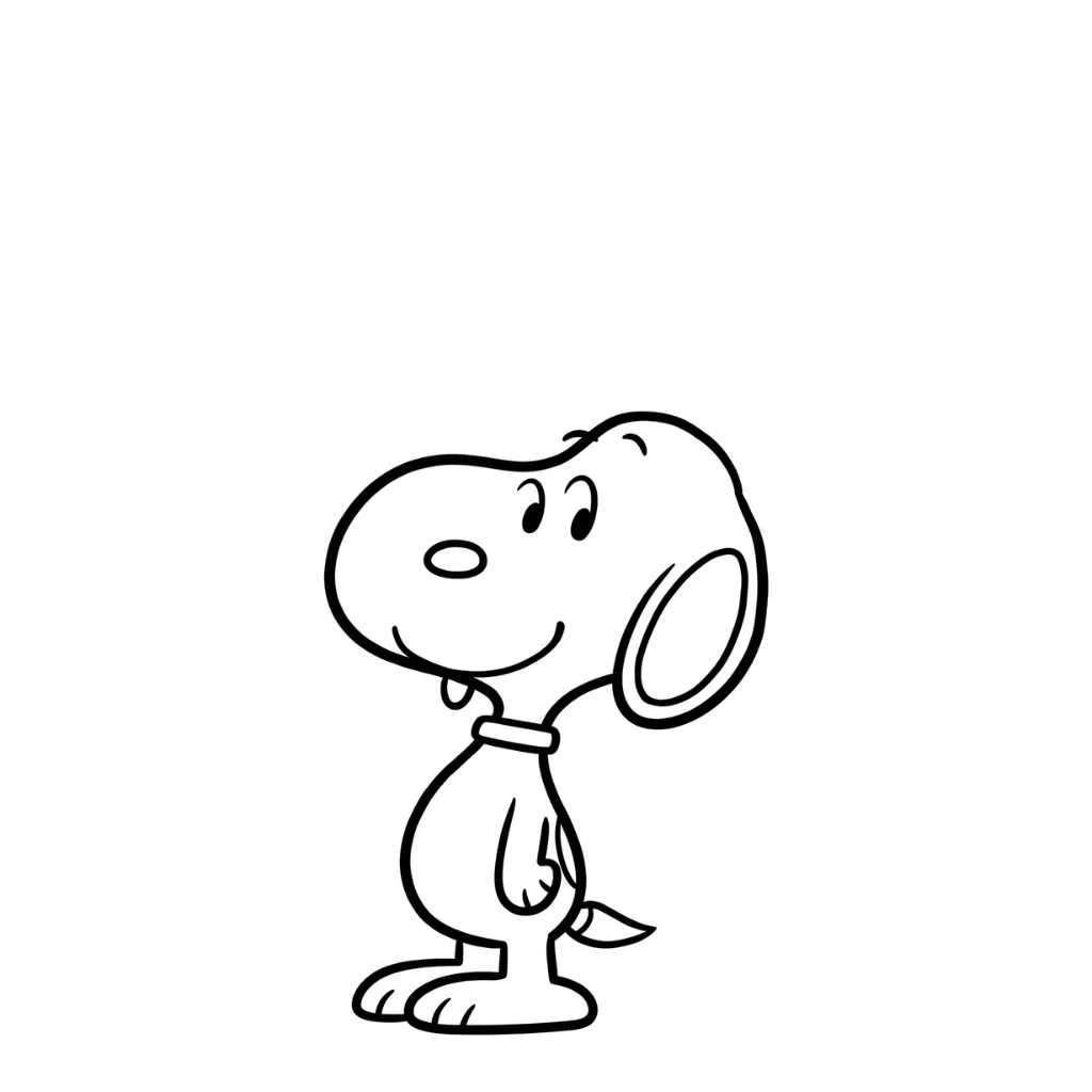 Snoopy 17 printable baby coloring pages