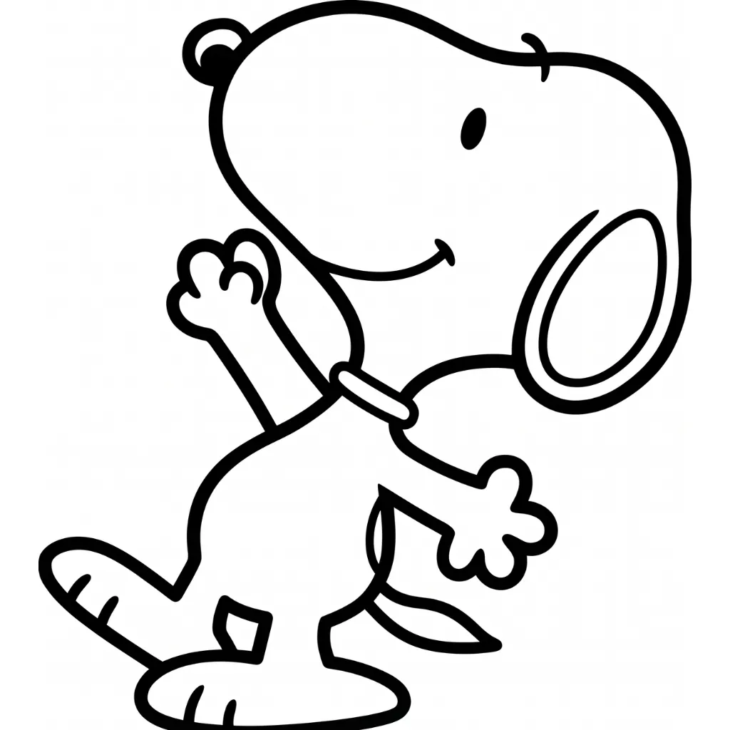 Snoopy 21 free coloring pages for boys