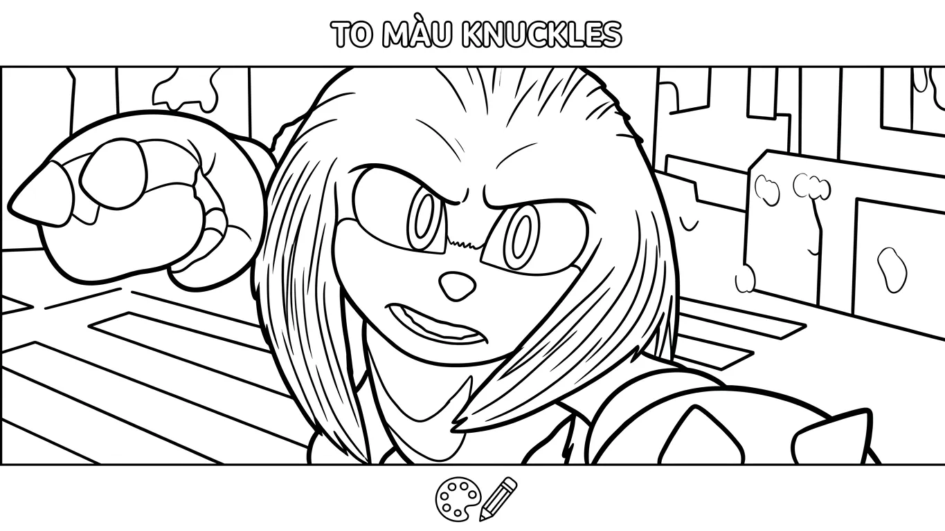 Sonic 3 Para Colorear para dibujar en línea