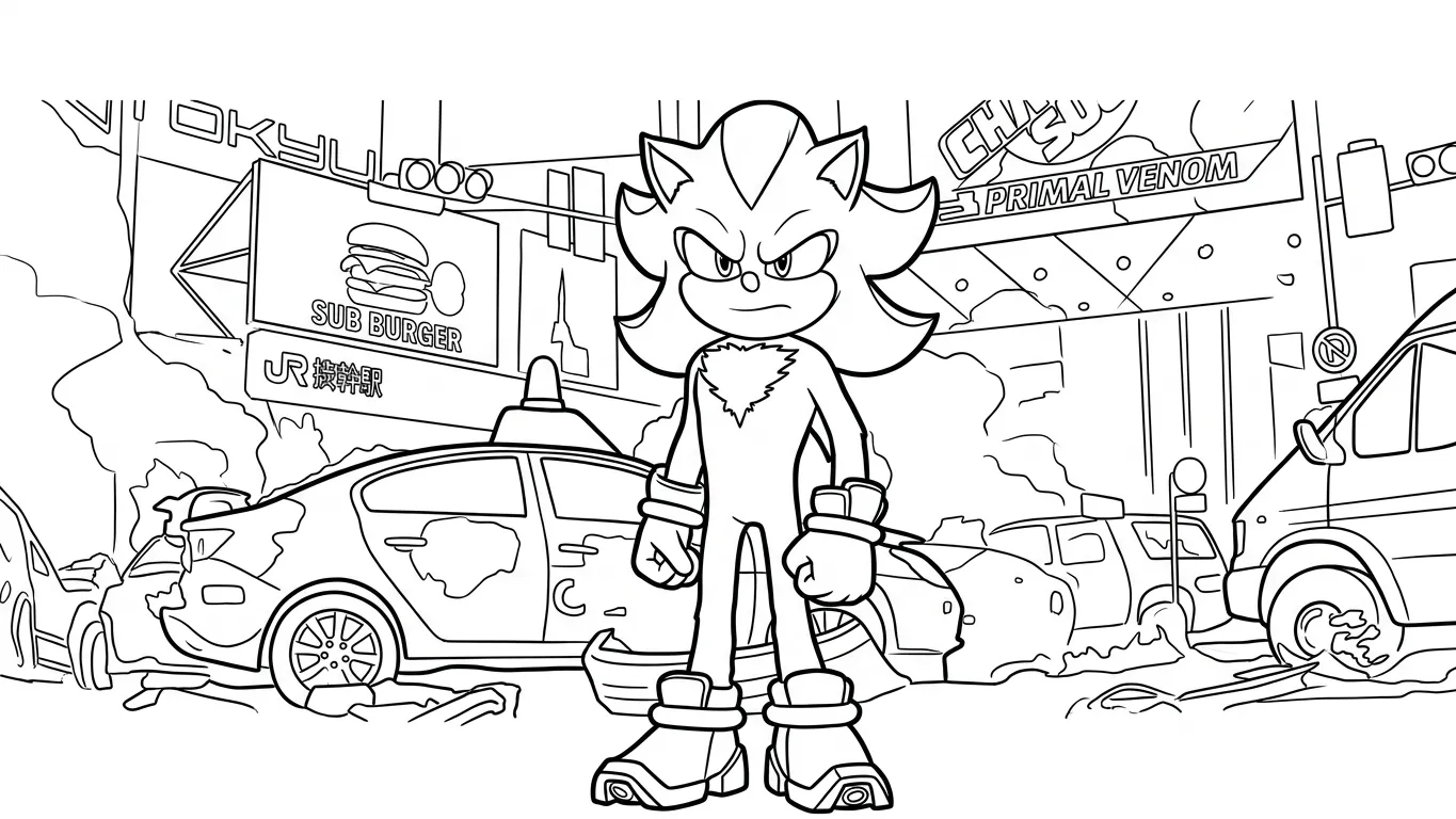 Sonic 3 Para Colorear para colorear para niños para imprimir gratis